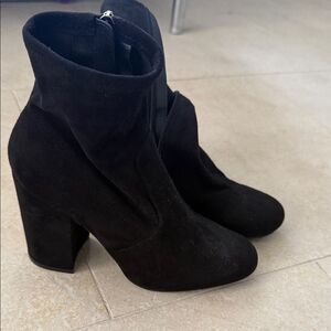 MIA Black Heeled Boots LIKE NEW - Size 6.5 Black Bootie Excellent Condition